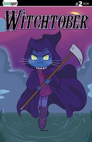 Witchtober #2 Cvr A Renata Garcia Grim Reaper Kitty