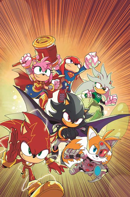 DC X Sonic The Hedgehog #3 (of 5) Cvr A Pablo M Collar