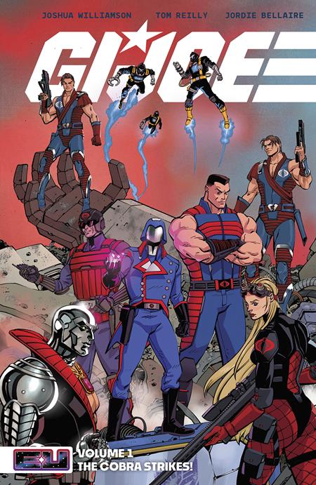 GI Joe s/c vol 1 The Cobra Strikes Direct Market Tom Reilly Red Cvr