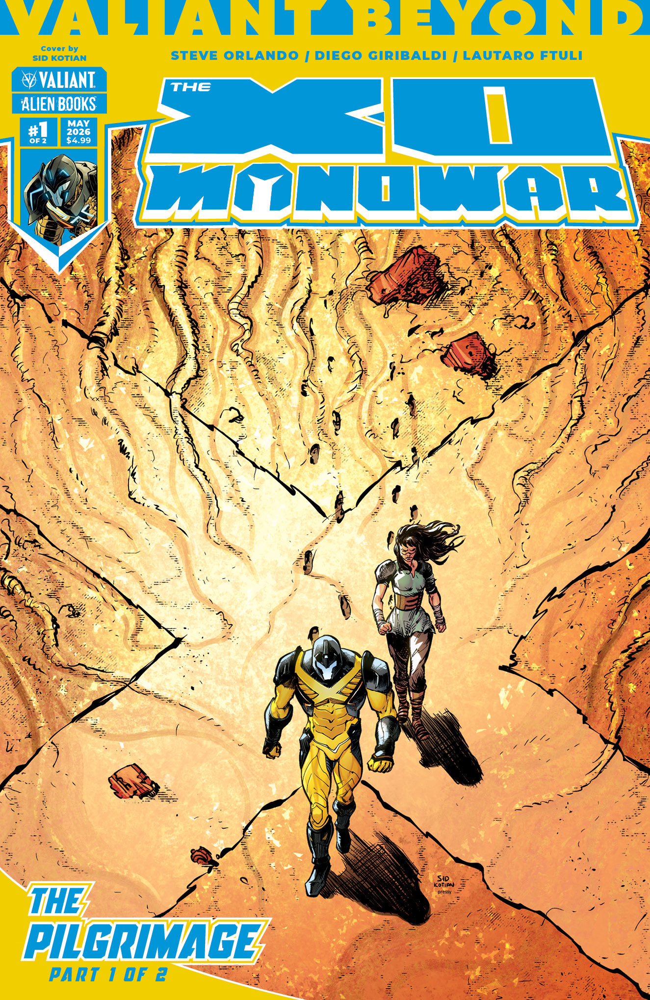 Valiant Beyond: The X-O Manowar #9 The Pilgrimage #1 Cvr A Sid Kotian