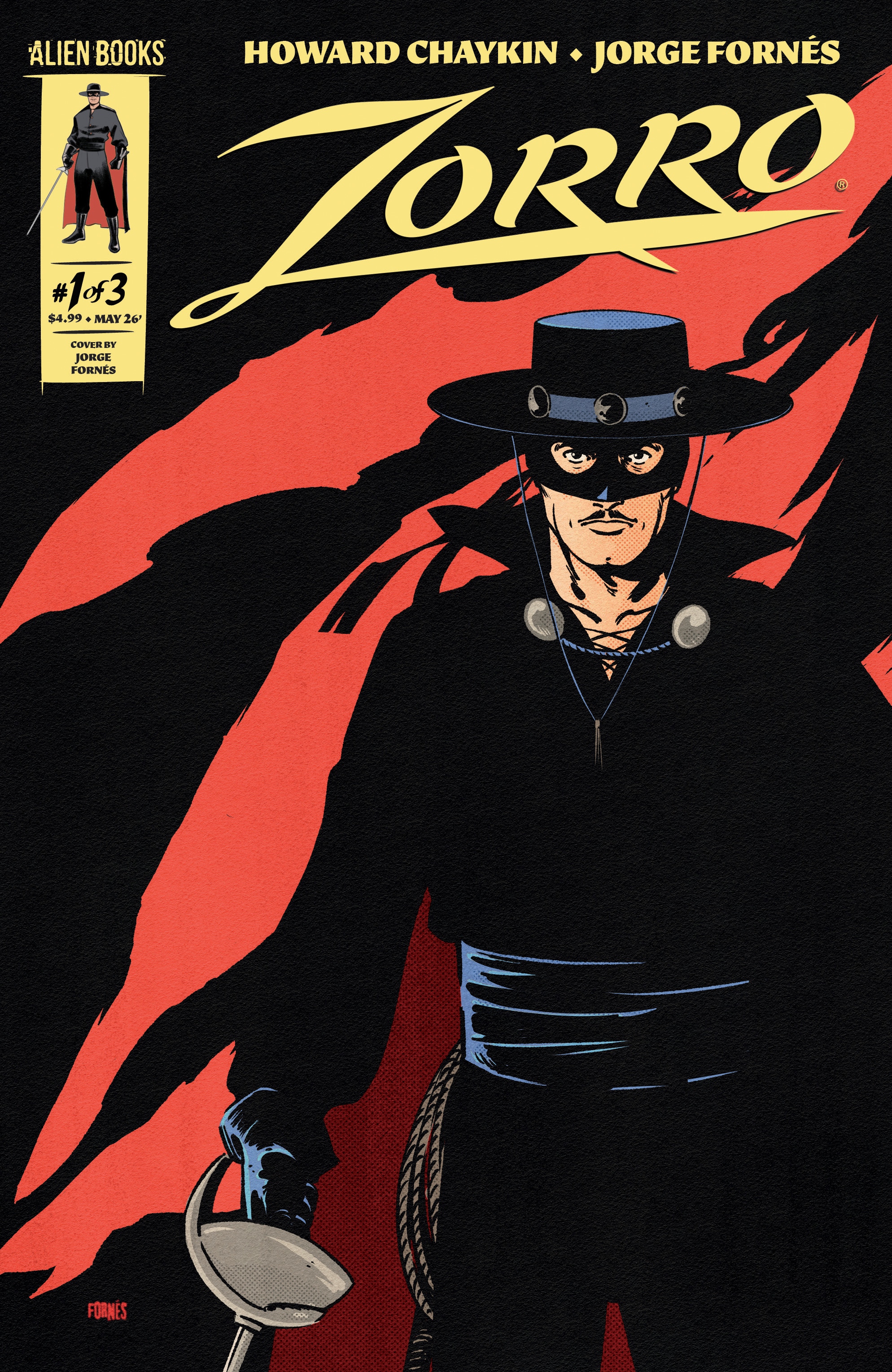 Zorro #1 Cvr A Jorge Forn�s