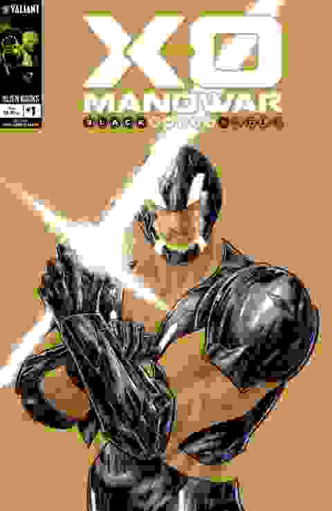 X-O Manowar Black, White & Gold #1 Cvr A Guillermo Fajardo