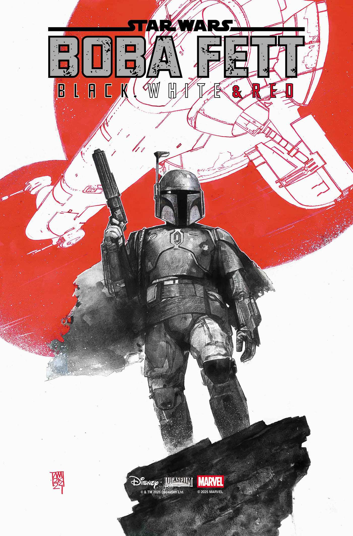 Star Wars: Boba Fett - Black, White & Red #1