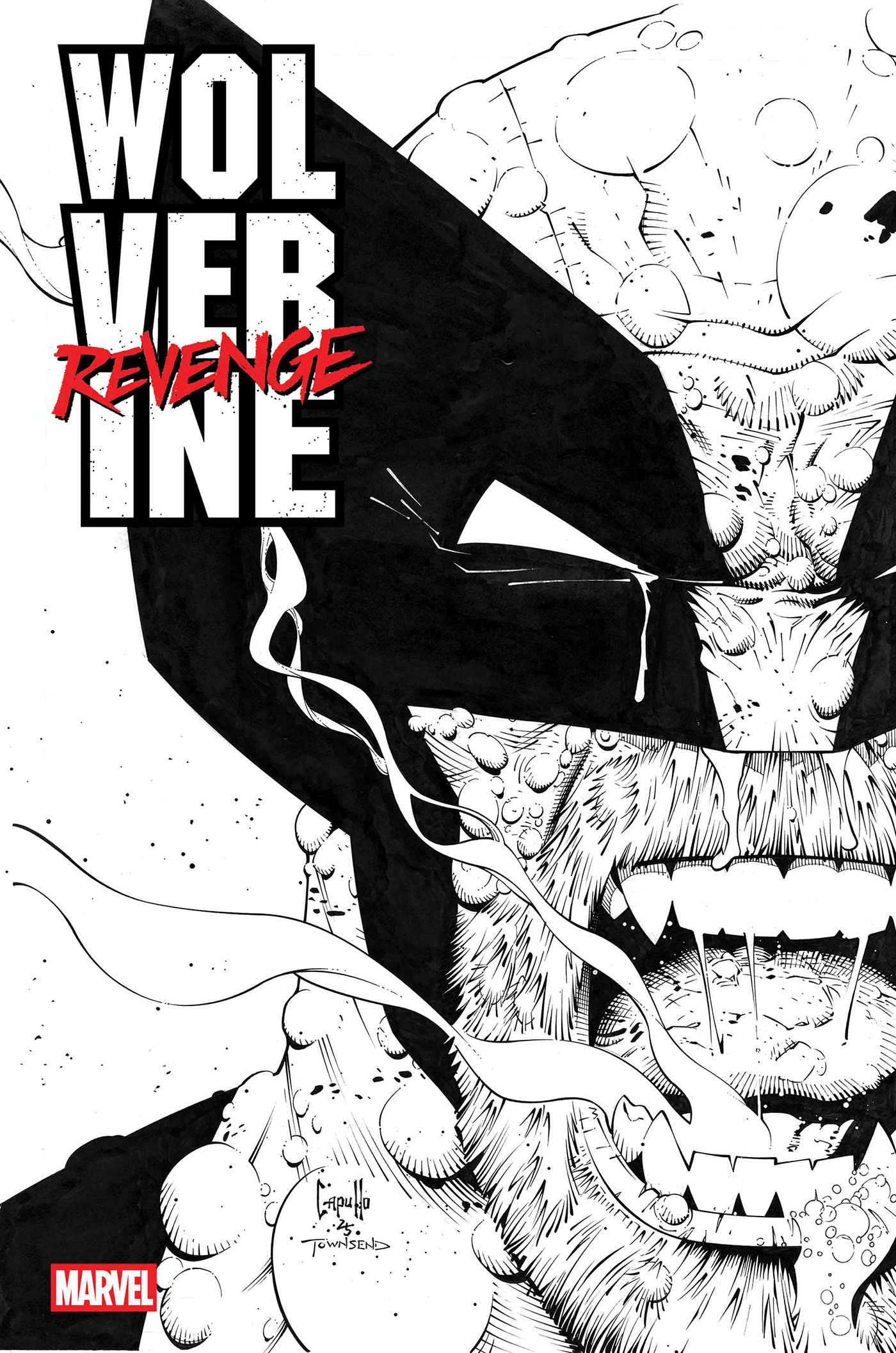 Wolverine: Revenge - Red Band: Raw - Black & White Edition #4 [polybagged]