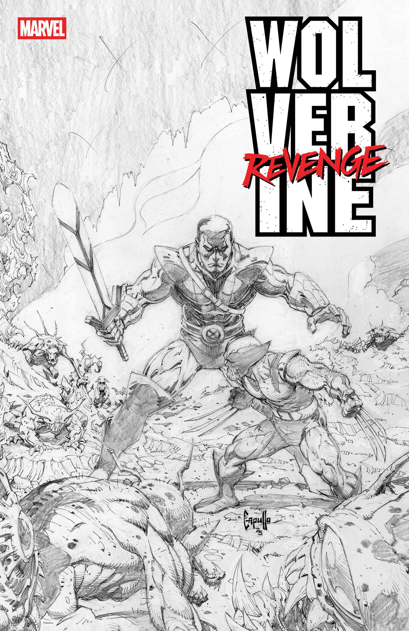 Wolverine: Revenge - Red Band: Raw - Black & White Edition #5 [polybagged]