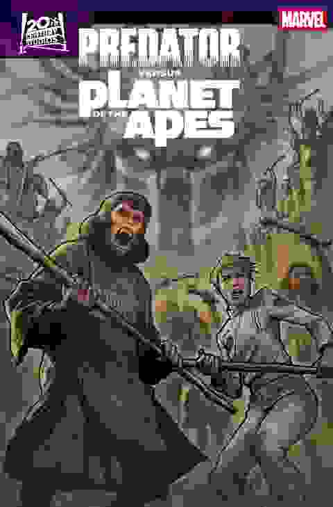 Predator Vs. The Planet Of The Apes #4 Cvr A Stonehouse