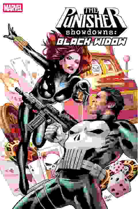 Punisher Showdowns Black Widow #1 Cvr A Greg Land