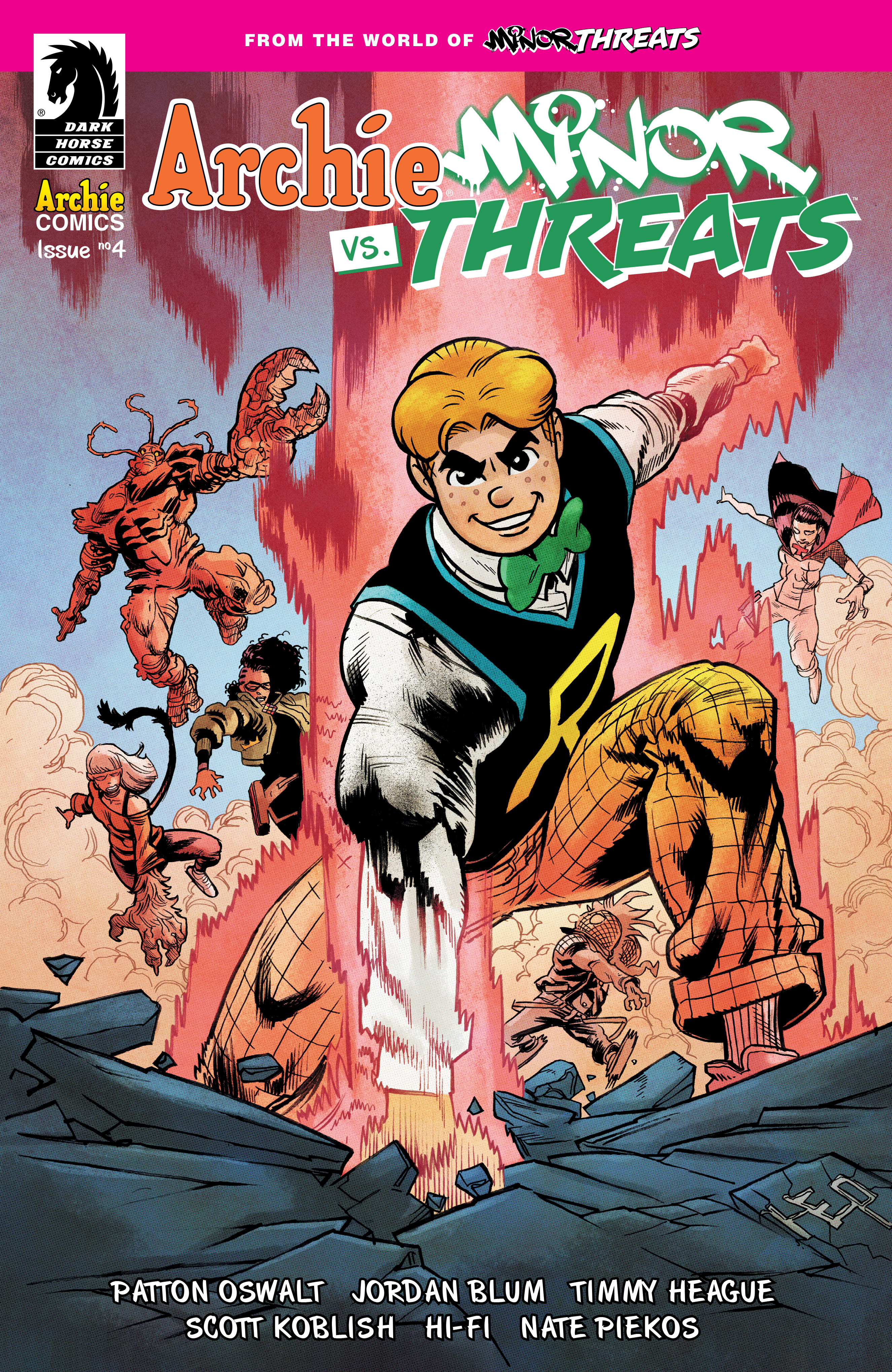 Archie Vs Minor Threats #4 Cvr A Scott Hepburn