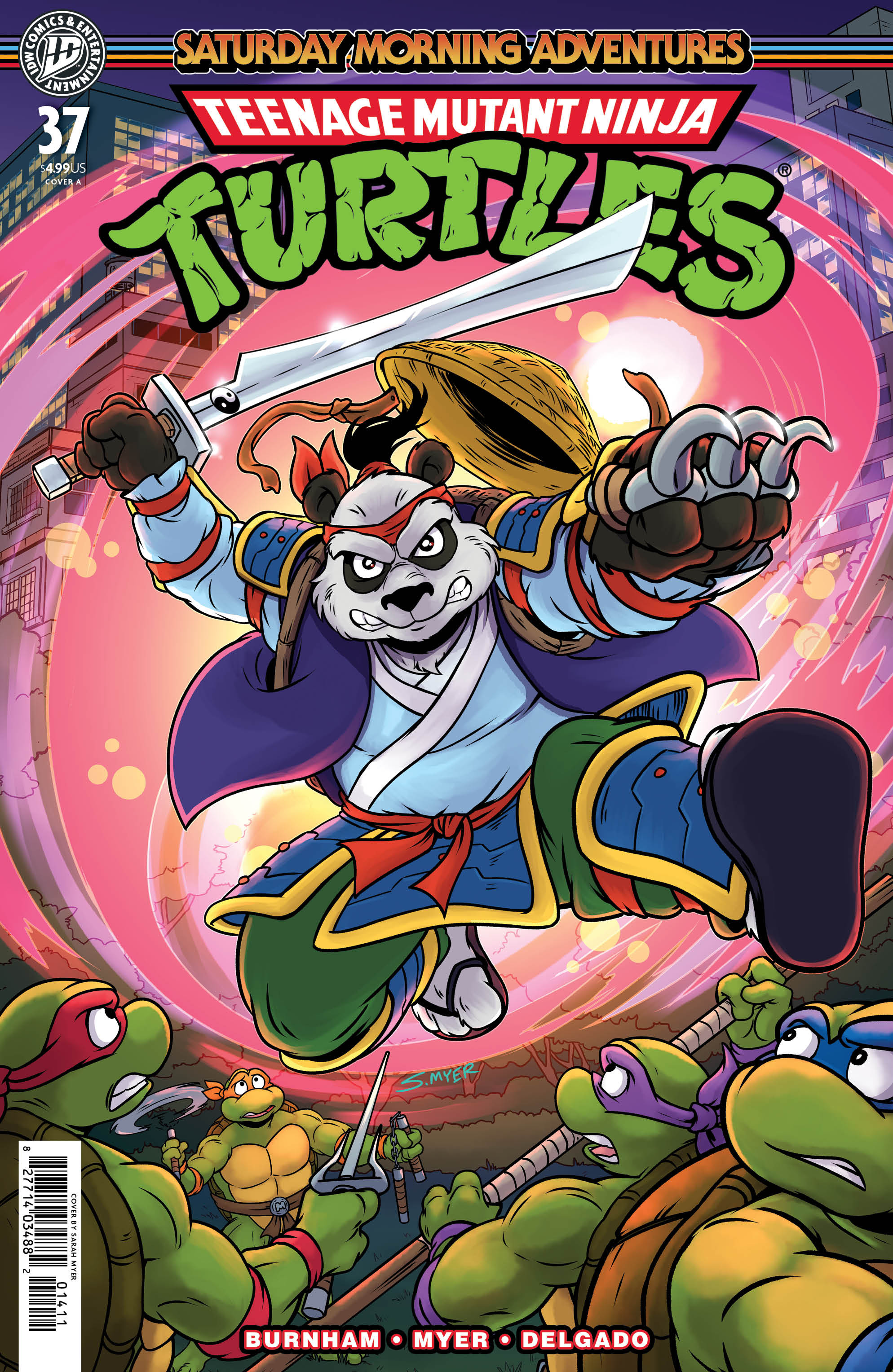 Teenage Mutant Ninja Turtles: Saturday Morning Adventures #37 Cvr A Sarah Myer