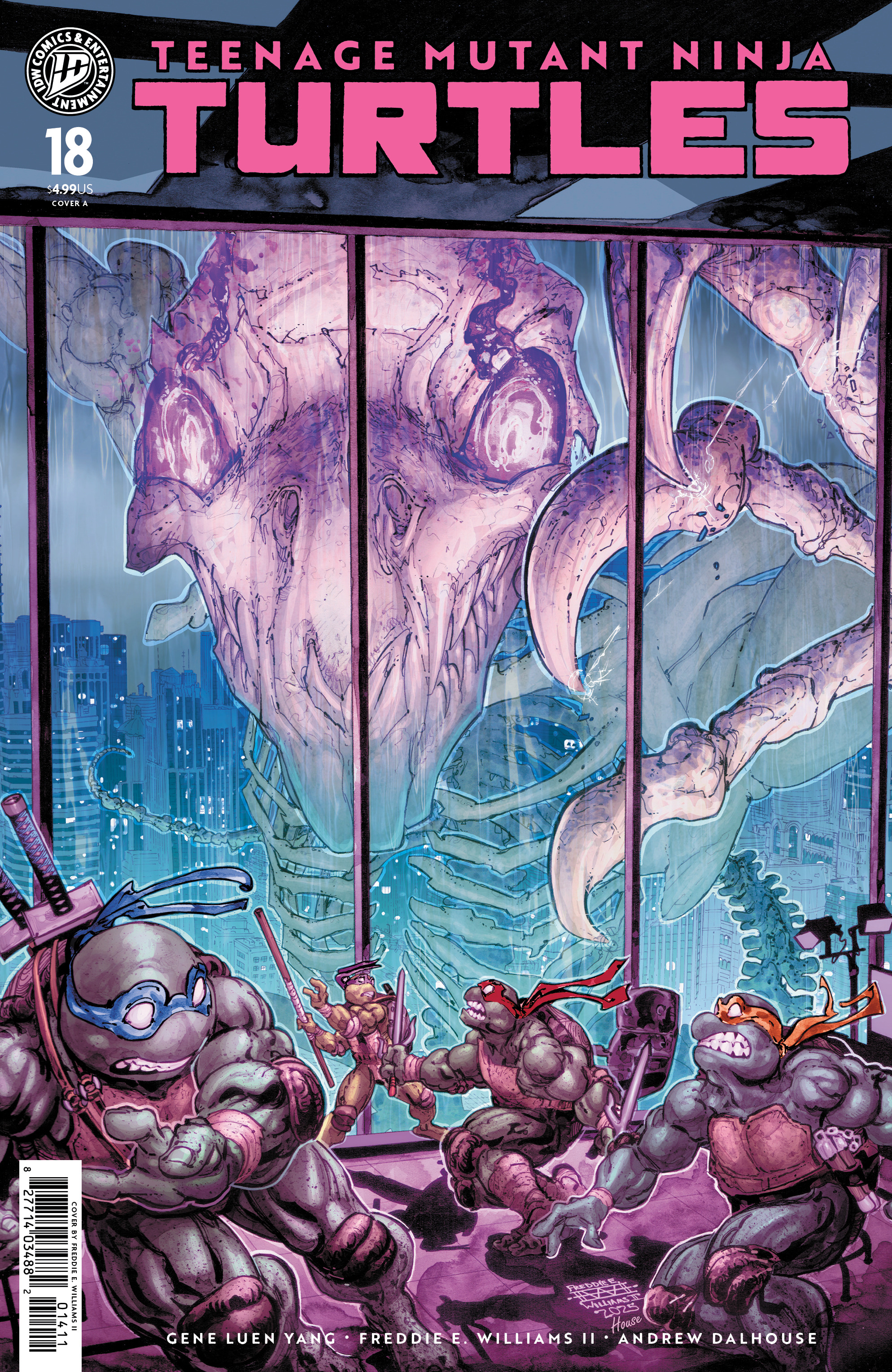 Teenage Mutant Ninja Turtles #18 Cvr A Freddie E. Williams 2