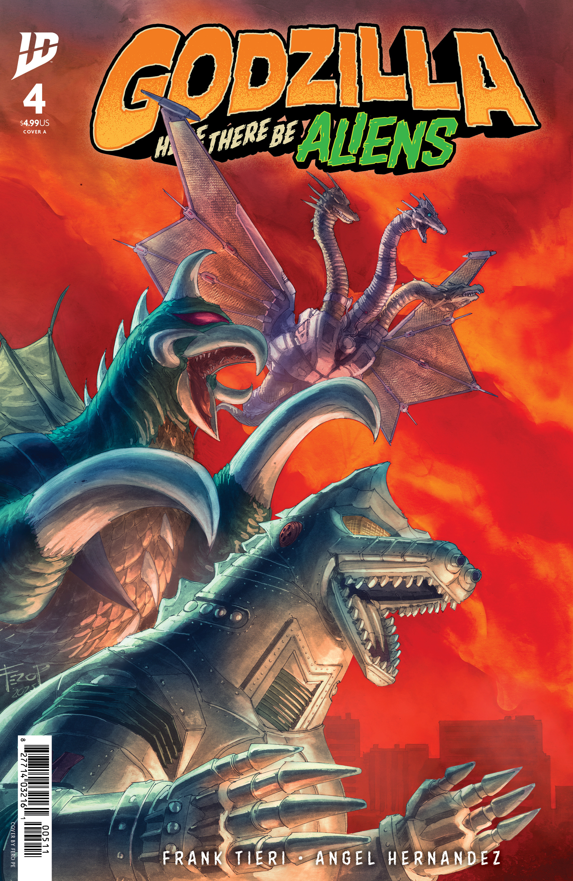 Godzilla: Here There Be Aliens #4 Cover A