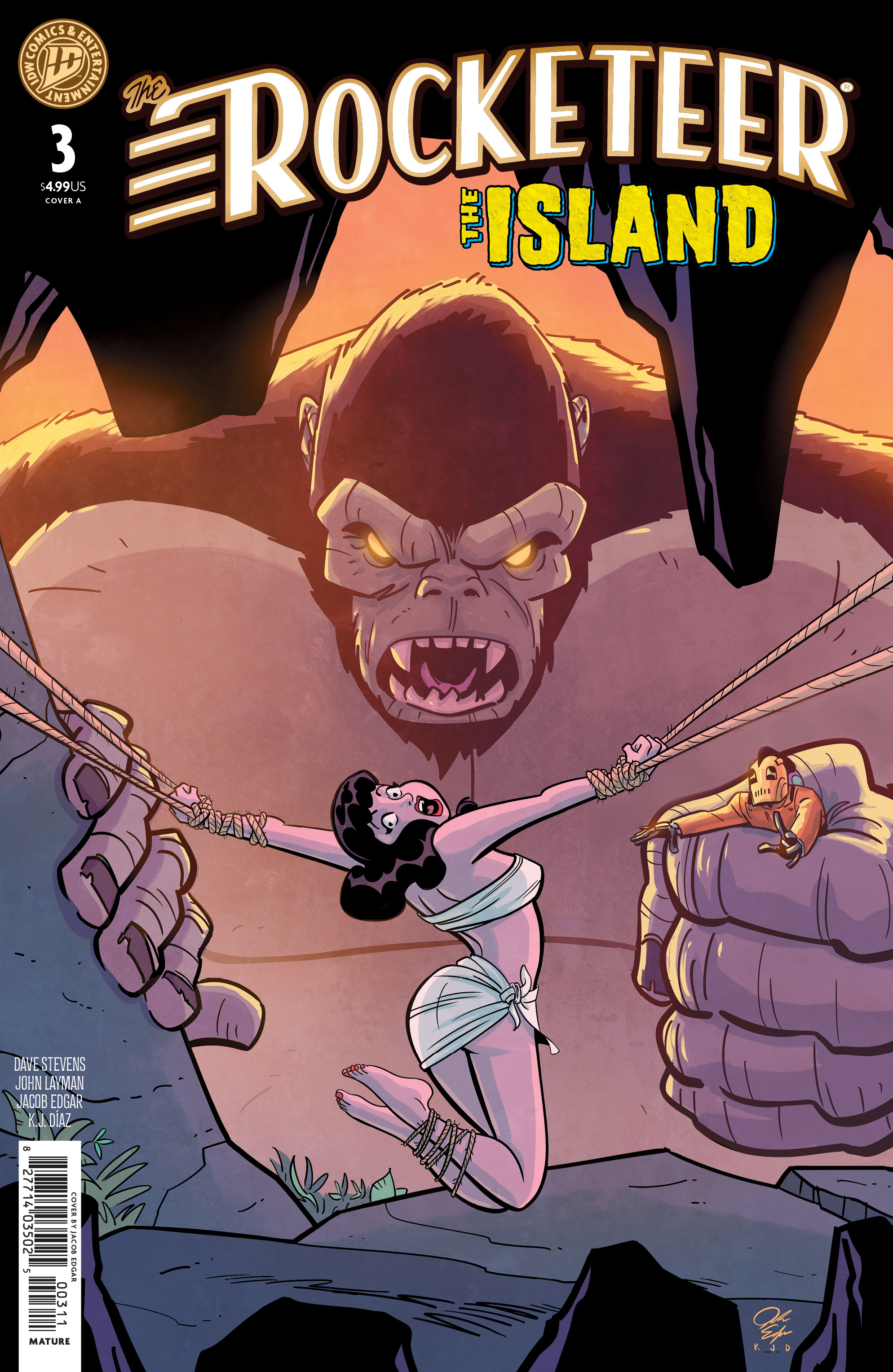 The Rocketeer: The Island #3 Cvr A Jacob Edgar