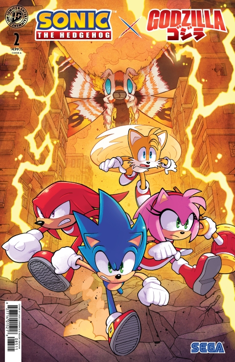 Sonic The Hedgehog X Godzilla #2 Cvr A Jack Lawrence