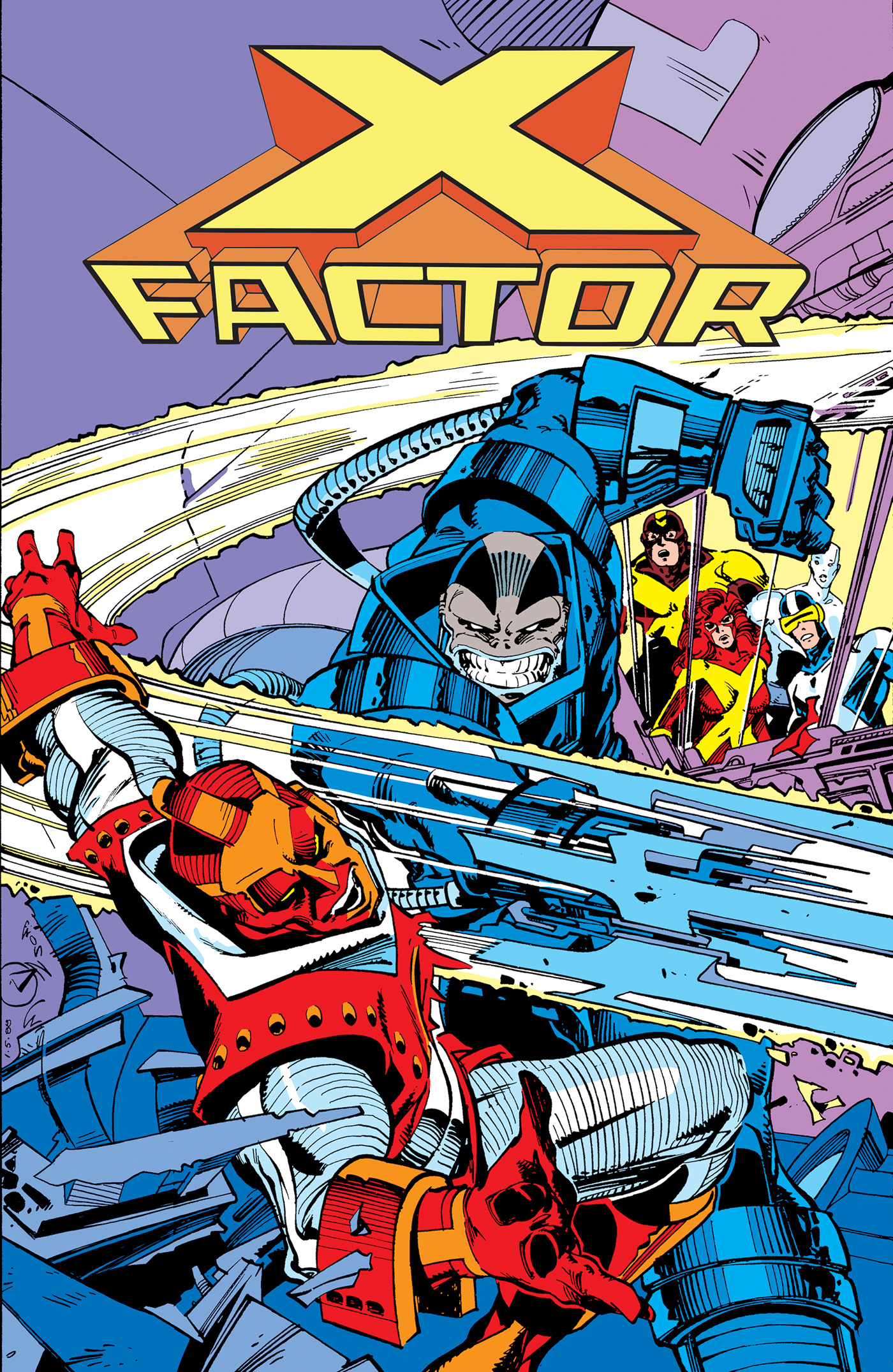 X-Factor: The Original X-Men Omnibus vol 2 Walter Simonson Evolutionary War Cover DM h/c