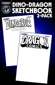 Dino Dragon Sketchbook 2 Pack