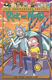 Rick And Morty 10th Anniversary Special #1 Cvr A Wraparound Ellerby