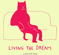 Living The Dream Tote Bag (Pink Artwork)